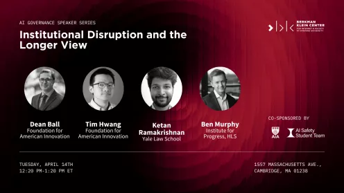 Institutional Disruption and the Longer View